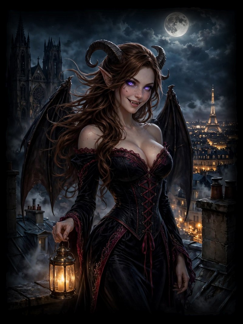 Paris After Dark, Paris After Dark, Chapter 1, original dark fantasy artwork from The Succubus Saga by Merci Web Design Studio