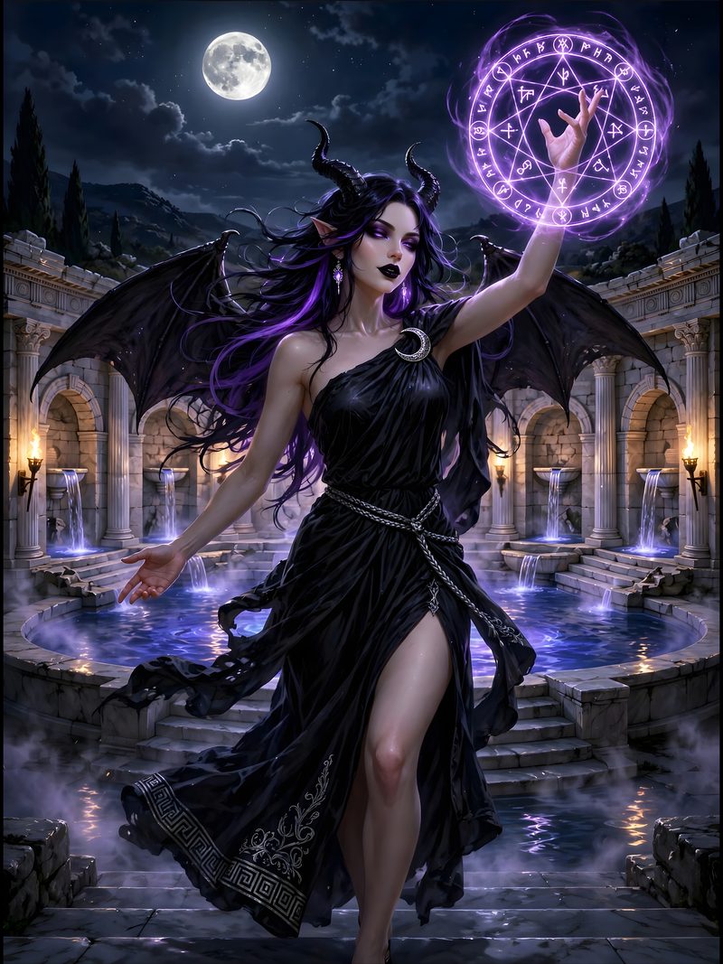 The Second Prayer, Sweet Dreams, Chapter 6, original dark fantasy artwork from The Succubus Saga by Merci Web Design Studio