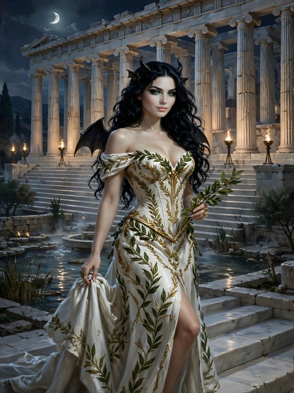 The Oracle of Didyma, Chapter 1, original dark fantasy artwork from The Succubus Saga by Merci Web Design Studio