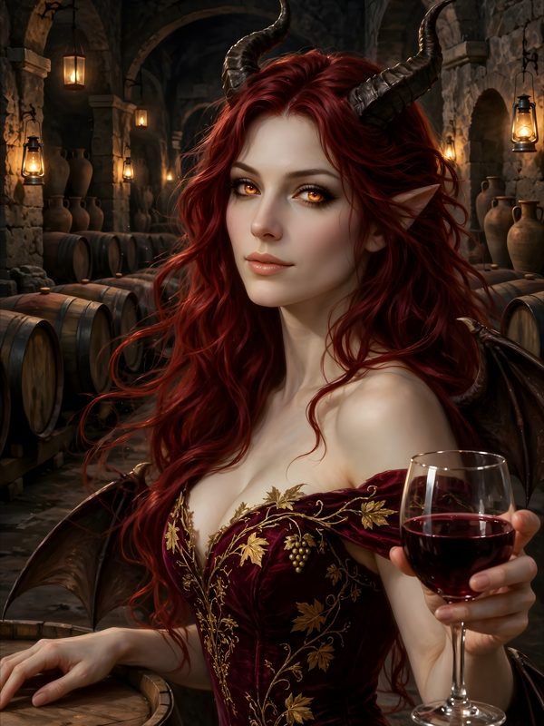 Before the Ash, The Vintage, Chapter 2, original dark fantasy artwork from The Succubus Saga by Merci Web Design Studio