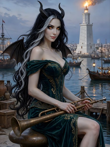 The Answering Light, Storm Warning, Chapter 3, original dark fantasy artwork from The Succubus Saga by Merci Web Design Studio