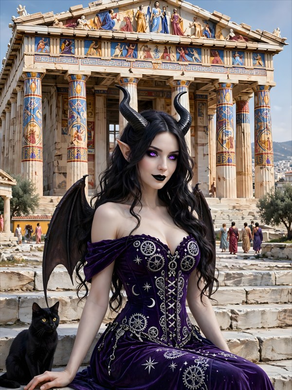 The Painted Temple, Sweet Dreams, Chapter 12, original dark fantasy artwork from The Succubus Saga by Merci Web Design Studio